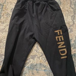 Black unisex FF joggers 24 months